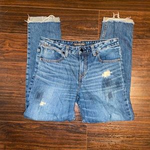 Abercrombie Ankle Straight Leg Jeans
